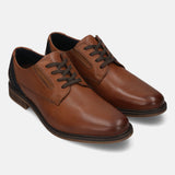 Bugatti Bela Cognac Premium Leather Comfort Derby Formal Shoes