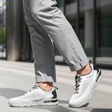 bugatti Nubola White Comfort Mid Top Sneakers
