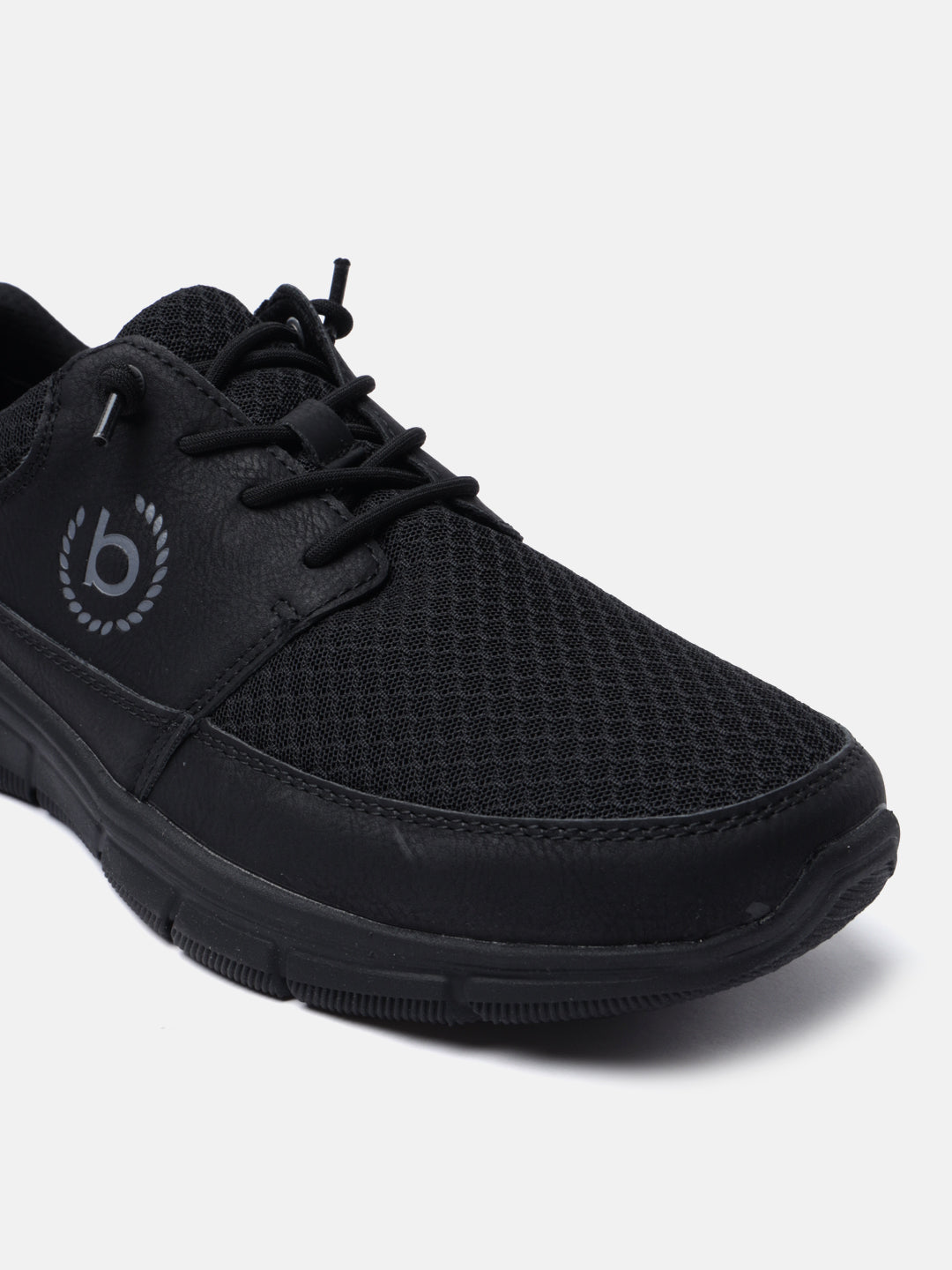 bugatti Soa Black Comfort Mid Top Sneakers - Main Image