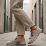 bugatti Romer Beige Comfort Mid Top Sneakers