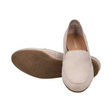 Anamica Light Grey Leather Casual Loafers
