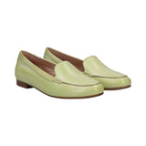 Anamica Light Green Leather Casual Loafers