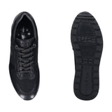 Venice Black & Metallics Leather Sneakers