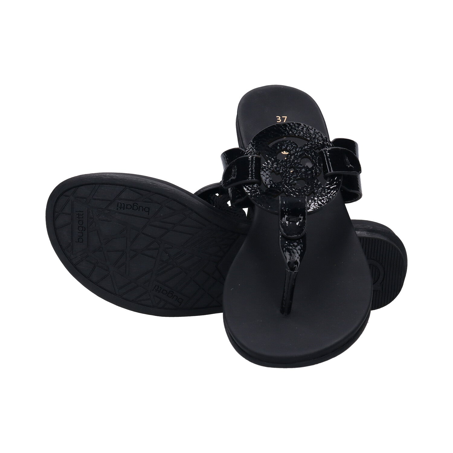 Black flip flop discount sandals