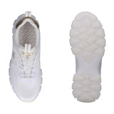 Yuki White & Gold Sneakers