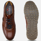 Bugatti Garnet Evo Cognac Premium Leather Comfort Sneakers
