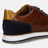 Bugatti Garnet Evo Cognac Premium Leather Comfort Sneakers