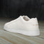 A white Men's bugatti Sneakers featuring a round toe plain toe, zero heels heel. Made from premium genuine leather with a durable tr outsole, this laces design offers both style and comfort.
