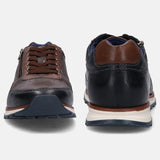 Cirino Dark Grey & Blue Sneakers