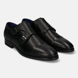 Lanzo Black Monk Shoes
