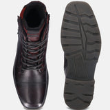Vivo Dark Red Ankle Boots
