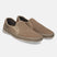 A beige Men's bugatti Casual Loafers featuring a round plain toe, zero heels heel. Made from suede leather with a durable sebs (block copolymer) outsole, this slip-on design offers both style and comfort.