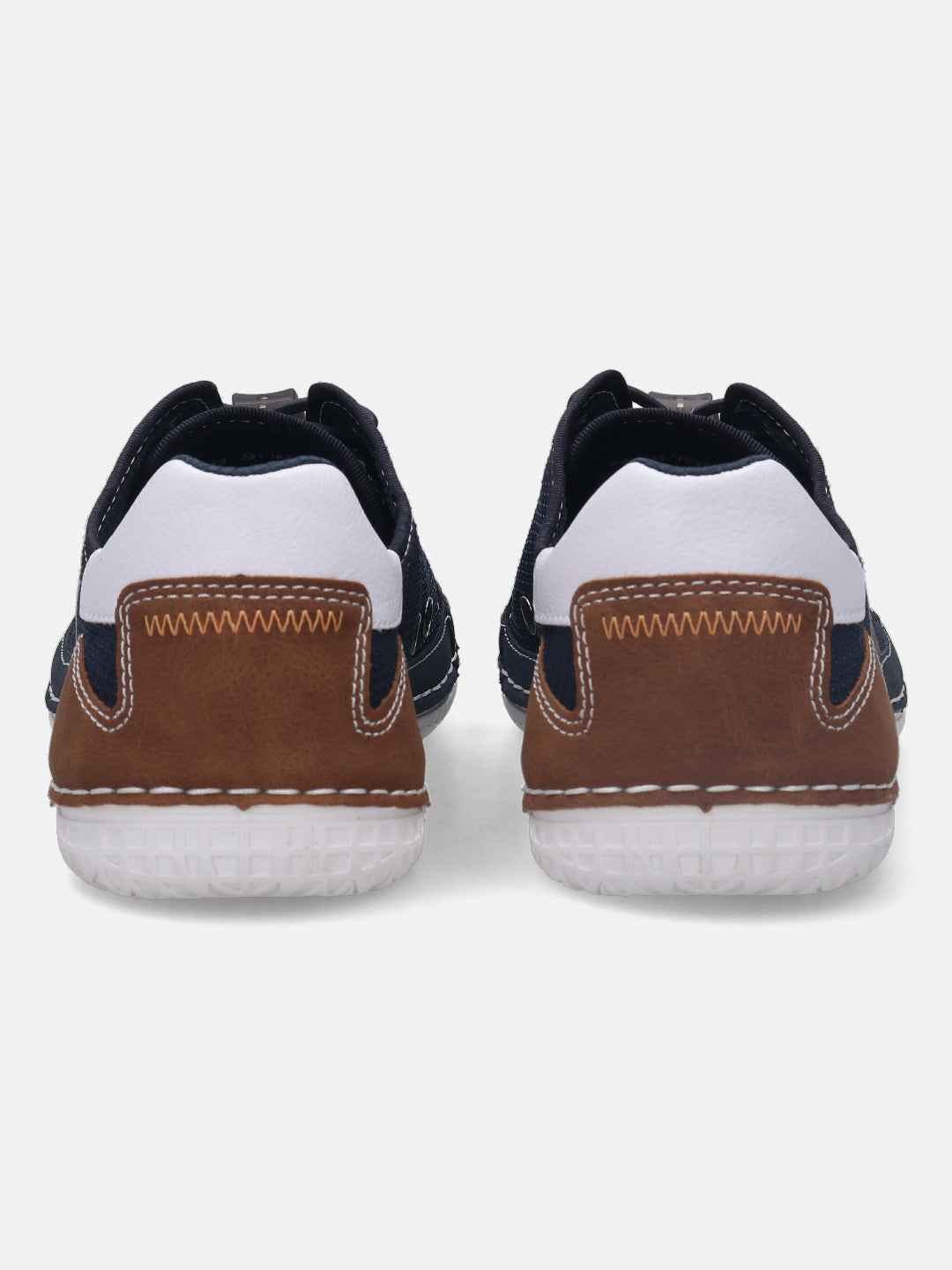 A blue Men's bugatti Sneakers featuring a round plain toe, zero heels heel. Made from synthetic with a durable tpr outsole, this laces design offers both style and comfort.
