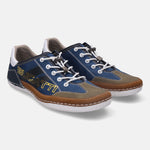 A multi Men's bugatti Sneakers featuring a round plain toe, zero heels heel. Made from synthetic with a durable tpr outsole, this laces design offers both style and comfort.