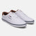 A white Men's bugatti Sneakers featuring a round plain toe, zero heels heel. Made from synthetic with a durable rubber outsole, this laces design offers both style and comfort.