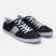 A blue Men's bugatti Sneakers featuring a round plain toe, zero heels heel. Made from textile with a durable rubber outsole, this laces design offers both style and comfort.