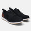 A black Men's bugatti Casuals Shoes featuring a round plain toe, zero heels heel. Made from textile with a durable tpr outsole, this laces design offers both style and comfort.