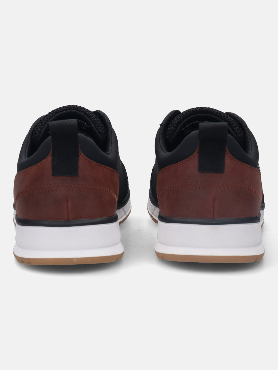A black Men's bugatti Casuals Shoes featuring a round plain toe, zero heels heel. Made from textile with a durable tpr outsole, this laces design offers both style and comfort.
