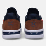 A blue Men's bugatti Athileisure Sneakers featuring a round plain toe, zero heels heel. Made from textile with a durable eva outsole, this laces design offers both style and comfort.