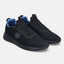 A black Men's bugatti Athileisure Sneakers featuring a round plain toe, zero heels heel. Made from textile with a durable eva outsole, this laces design offers both style and comfort.