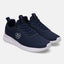 A blue Men's bugatti Athileisure Sneakers featuring a round plain toe, zero heels heel. Made from textile with a durable eva outsole, this laces design offers both style and comfort.
