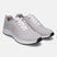 A white Men's bugatti  Athileisure Sneakers featuring a round toe plain toe, zero heels heel. Made from textile with a durable eva outsole, this laces design offers both style and comfort.