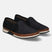 A blue Men's bugatti  Slip-On Sneakers featuring a round toe plain toe, zero heels heel. Made from textile with a durable tpr outsole, this slip-on design offers both style and comfort.